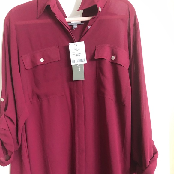 Mid sleeve Chiffon shirt - Picture 1 of 3